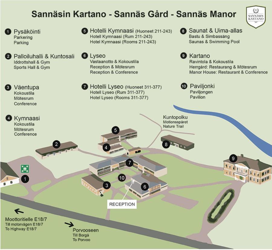 Отель Sannasin Kartano Экстерьер фото